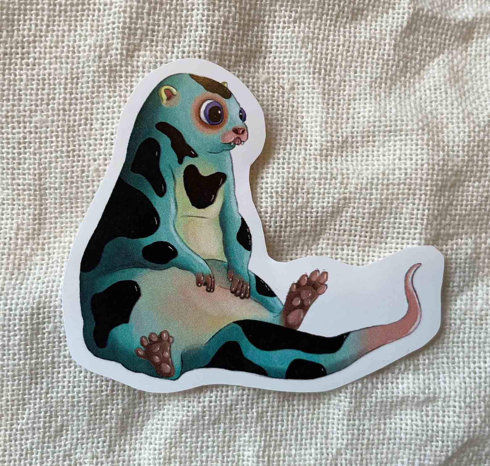 Sticker Otter creature - Image 2