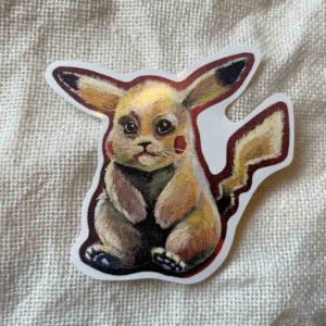 Sticker Sad Pikachu