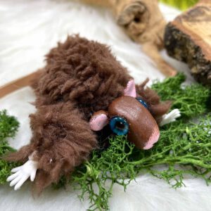 Teddy brown mouse plushie: Julian